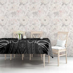 Kia Kaha Te Reo Maori Tablecloth Aotearoa Hei Tiki With Hongi