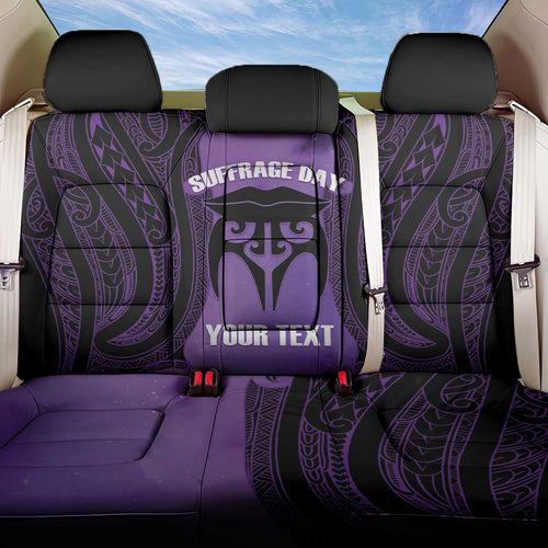 Personalised New Zealand Suffrage Day Back Car Seat Cover Maori Tattoo Galaxy Vibe - Aussie Hoodie