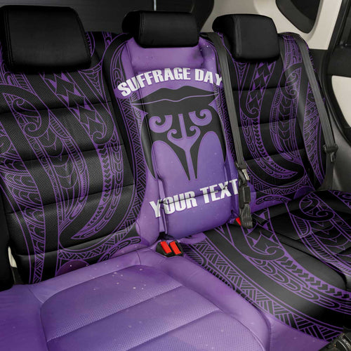 Personalised New Zealand Suffrage Day Back Car Seat Cover Maori Tattoo Galaxy Vibe - Aussie Hoodie
