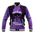 Personalised New Zealand Suffrage Day Baseball Jacket Maori Tattoo Galaxy Vibe - Aussie Hoodie