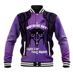 Personalised New Zealand Suffrage Day Baseball Jacket Maori Tattoo Galaxy Vibe - Aussie Hoodie