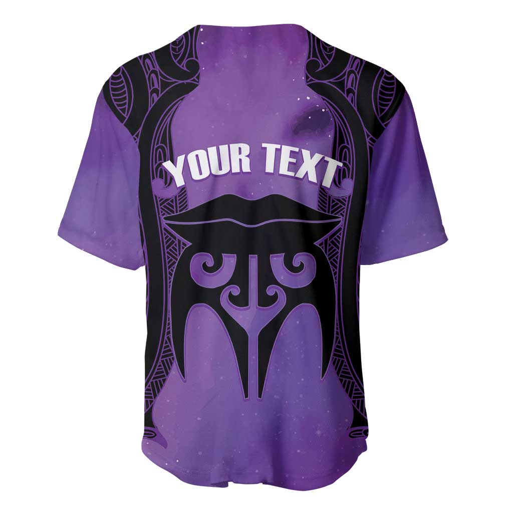 Personalised New Zealand Suffrage Day Baseball Jersey Maori Tattoo Galaxy Vibe - Aussie Hoodie