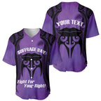 Personalised New Zealand Suffrage Day Baseball Jersey Maori Tattoo Galaxy Vibe - Aussie Hoodie