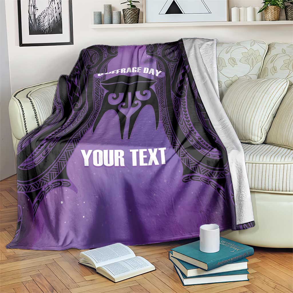Personalised New Zealand Suffrage Day Blanket Maori Tattoo Galaxy Vibe - Aussie Hoodie