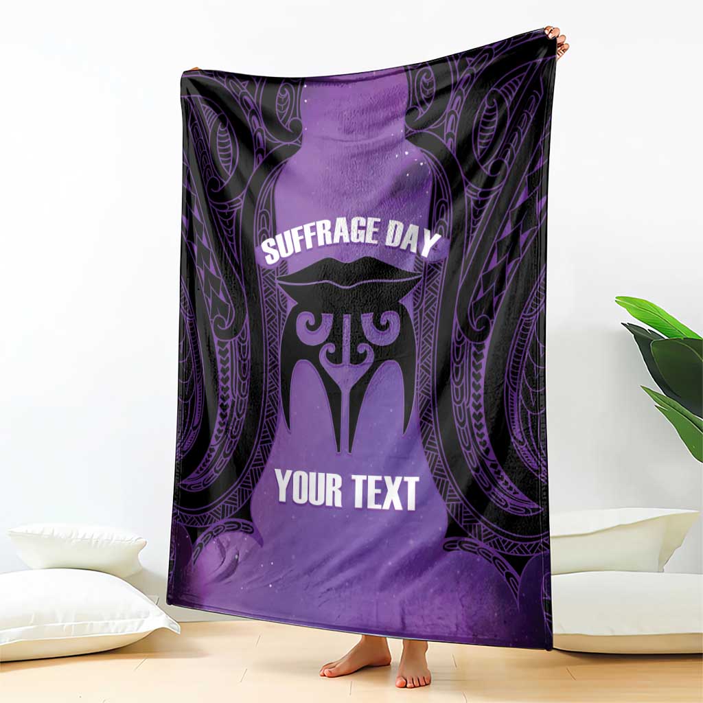Personalised New Zealand Suffrage Day Blanket Maori Tattoo Galaxy Vibe - Aussie Hoodie