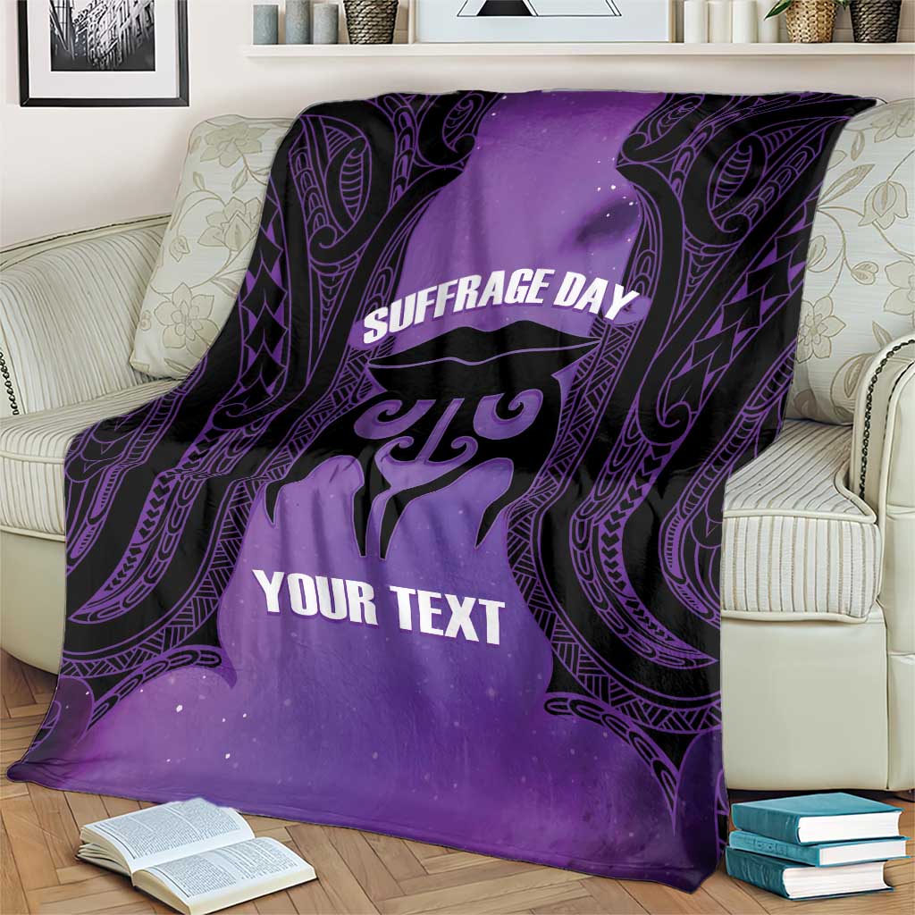 Personalised New Zealand Suffrage Day Blanket Maori Tattoo Galaxy Vibe - Aussie Hoodie