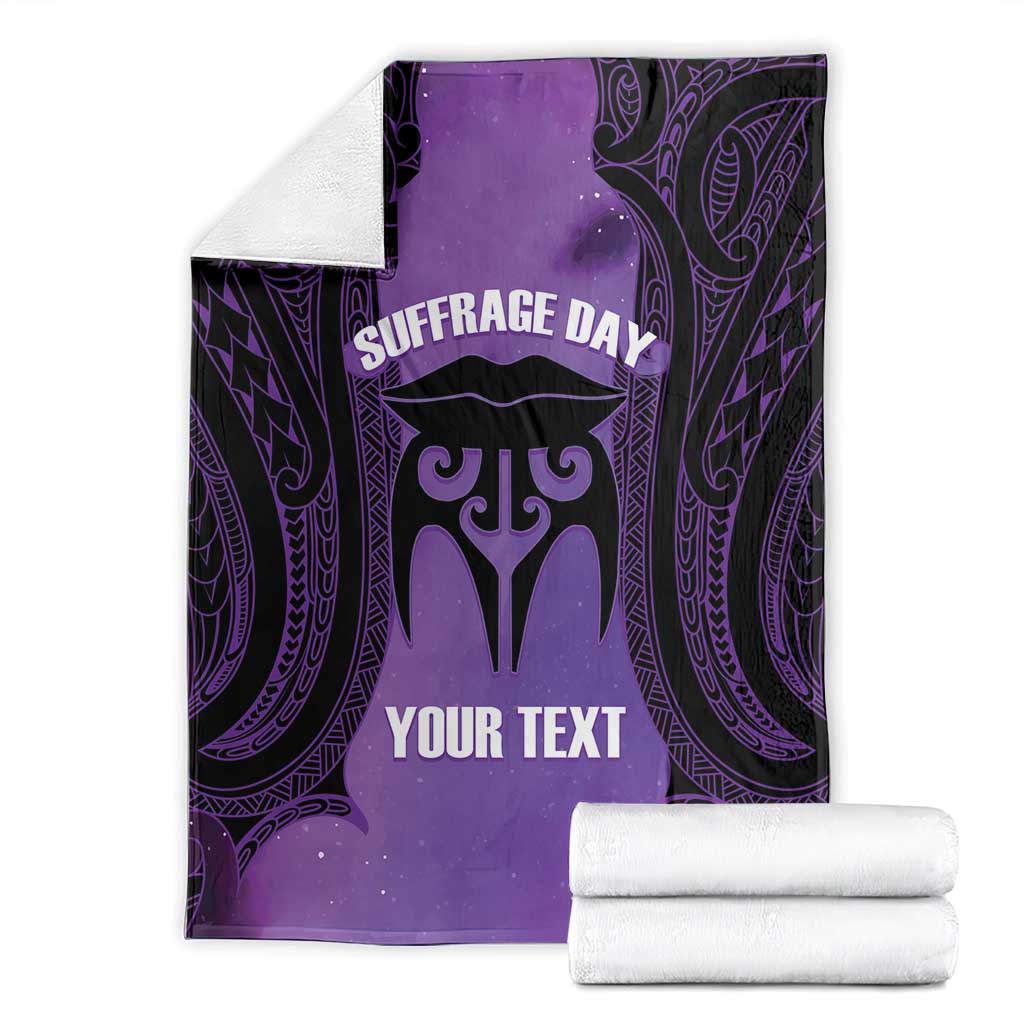 Personalised New Zealand Suffrage Day Blanket Maori Tattoo Galaxy Vibe - Aussie Hoodie