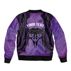 Personalised New Zealand Suffrage Day Bomber Jacket Maori Tattoo Galaxy Vibe - Aussie Hoodie