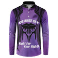 Personalised New Zealand Suffrage Day Button Sweatshirt Maori Tattoo Galaxy Vibe - Aussie Hoodie
