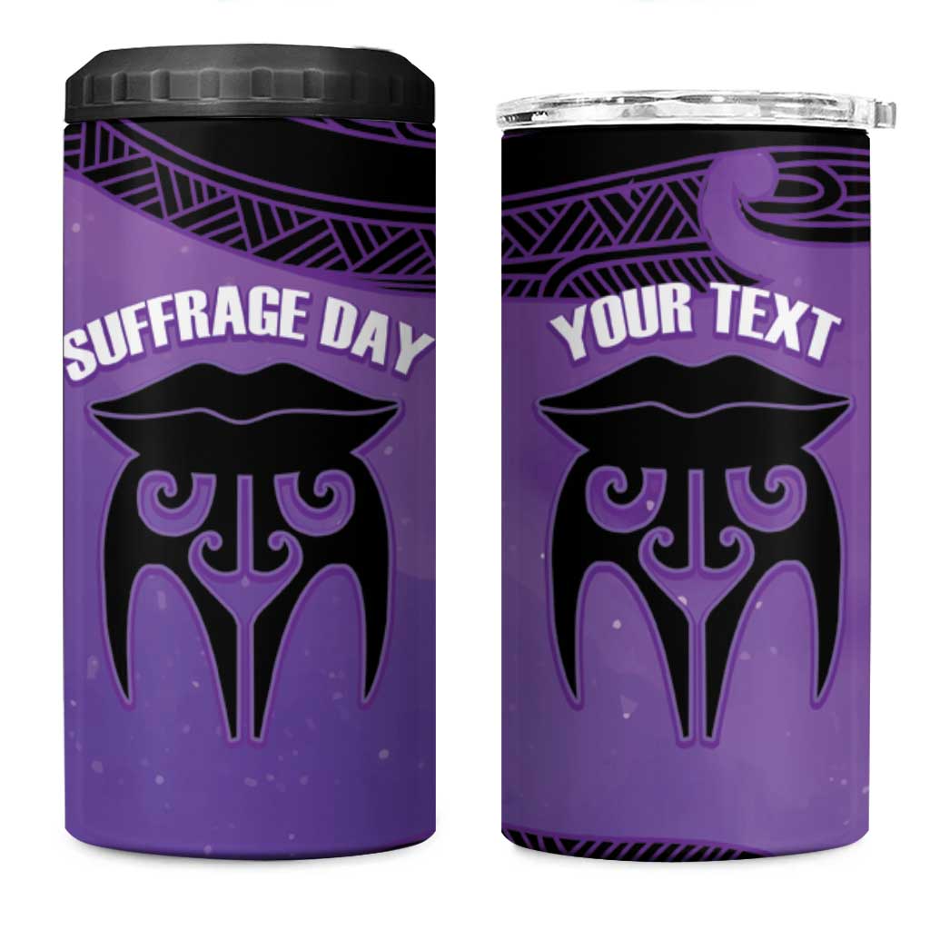 Personalised New Zealand Suffrage Day 4 in 1 Can Cooler Tumbler Maori Tattoo Galaxy Vibe - Aussie Hoodie