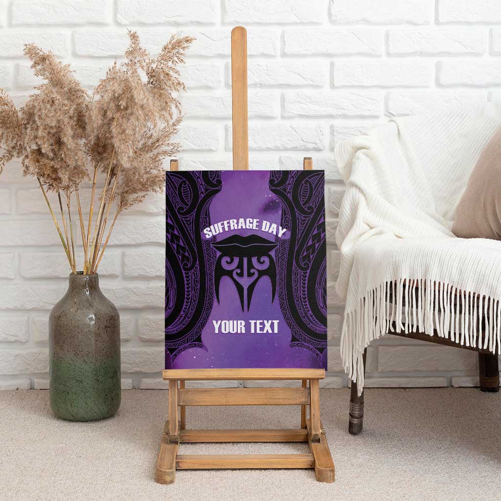 Personalised New Zealand Suffrage Day Canvas Wall Art Maori Tattoo Galaxy Vibe - Aussie Hoodie