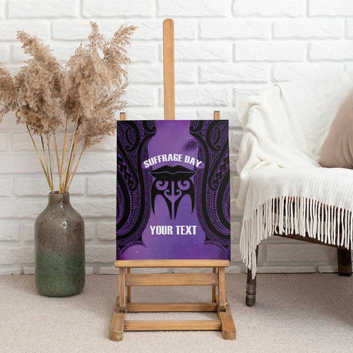 Personalised New Zealand Suffrage Day Canvas Wall Art Maori Tattoo Galaxy Vibe - Aussie Hoodie