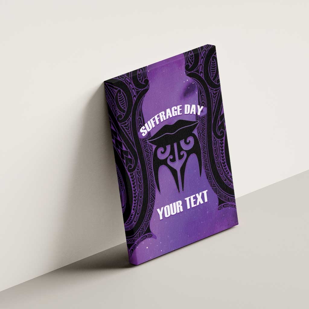 Personalised New Zealand Suffrage Day Canvas Wall Art Maori Tattoo Galaxy Vibe - Aussie Hoodie