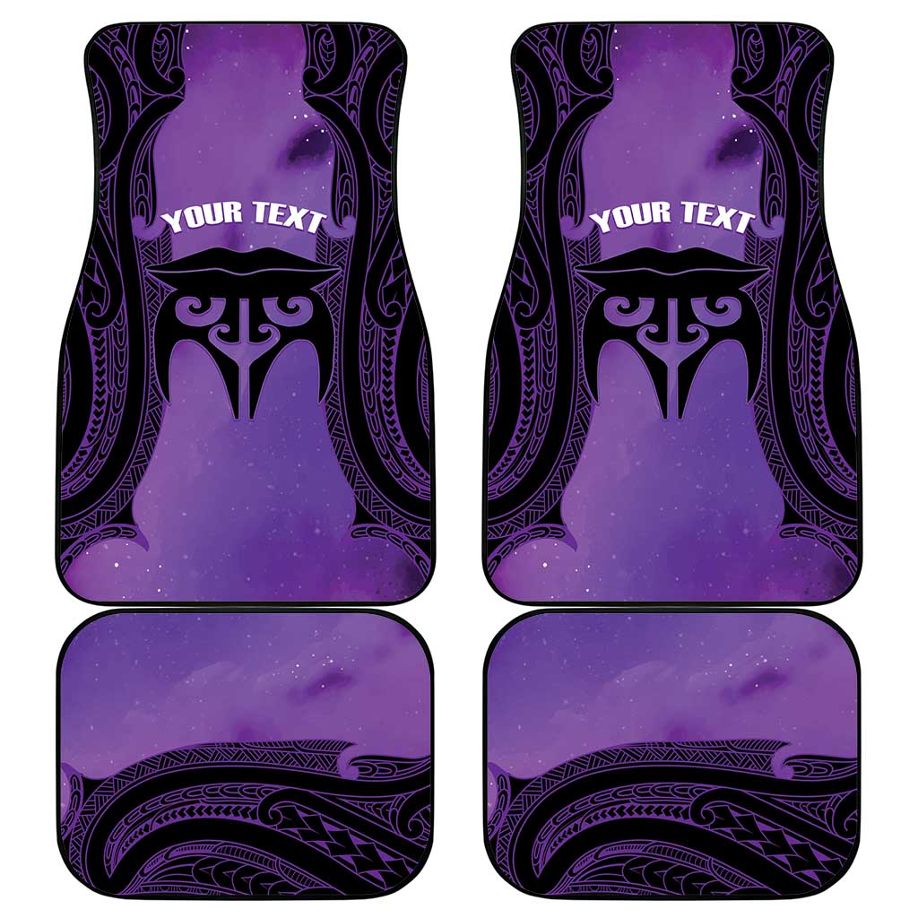 Personalised New Zealand Suffrage Day Car Mats Maori Tattoo Galaxy Vibe - Aussie Hoodie