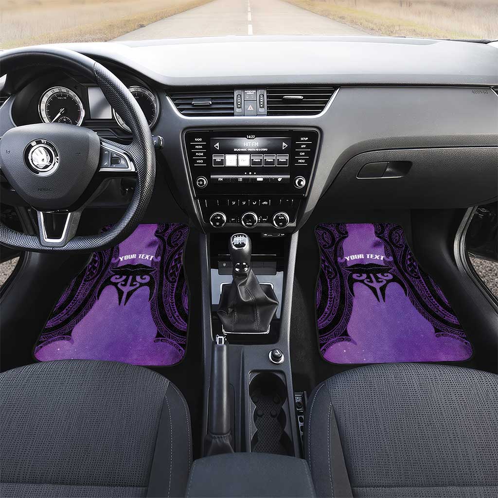 Personalised New Zealand Suffrage Day Car Mats Maori Tattoo Galaxy Vibe - Aussie Hoodie