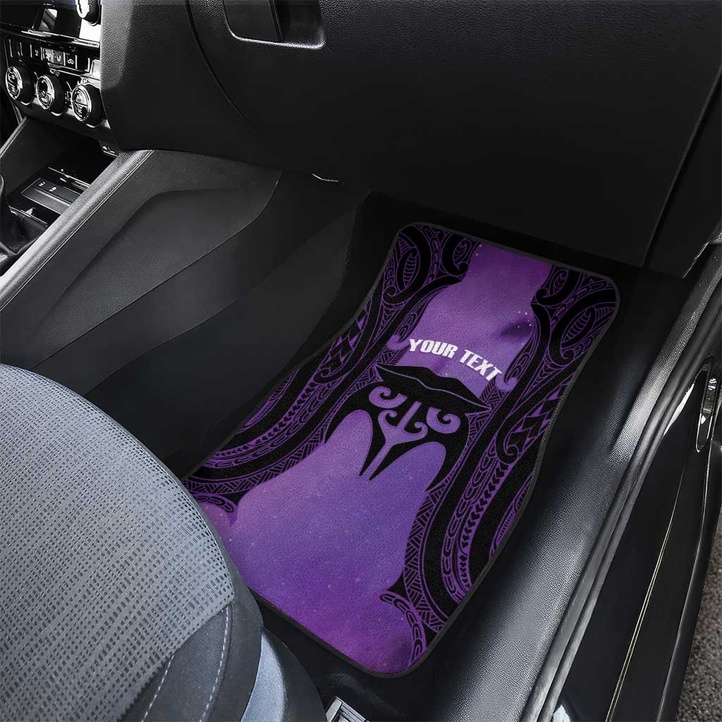Personalised New Zealand Suffrage Day Car Mats Maori Tattoo Galaxy Vibe - Aussie Hoodie