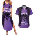 Personalised New Zealand Suffrage Day Couples Matching Summer Maxi Dress and Hawaiian Shirt Maori Tattoo Galaxy Vibe - Aussie Hoodie