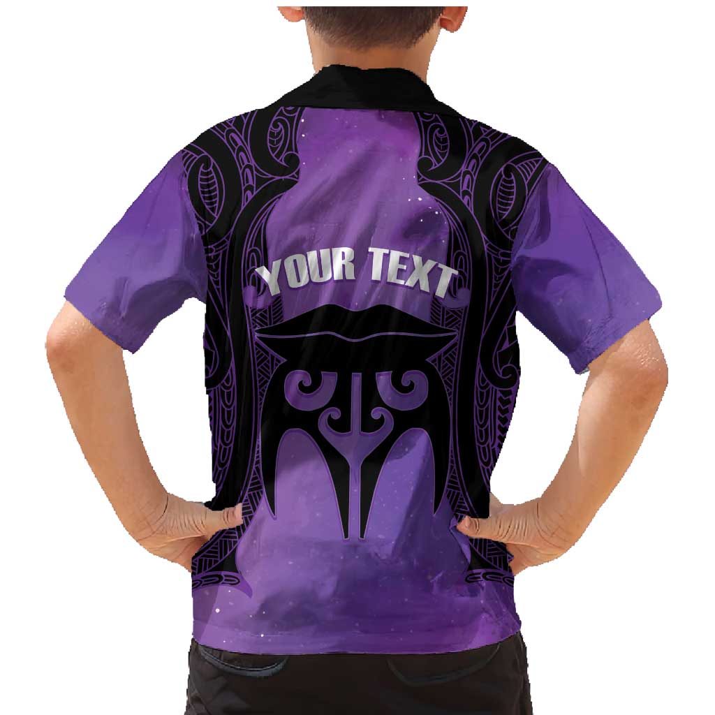 Personalised New Zealand Suffrage Day Family Matching Mermaid Dress and Hawaiian Shirt Maori Tattoo Galaxy Vibe - Aussie Hoodie