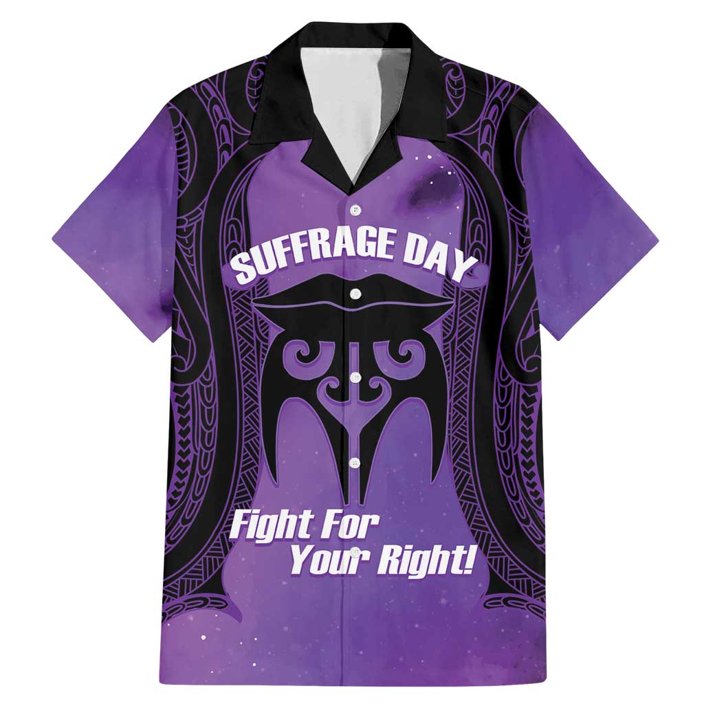 Personalised New Zealand Suffrage Day Family Matching Mermaid Dress and Hawaiian Shirt Maori Tattoo Galaxy Vibe - Aussie Hoodie