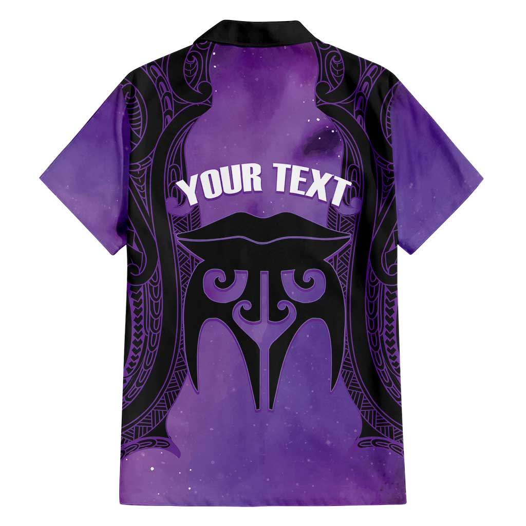 Personalised New Zealand Suffrage Day Family Matching Off Shoulder Short Dress and Hawaiian Shirt Maori Tattoo Galaxy Vibe - Aussie Hoodie
