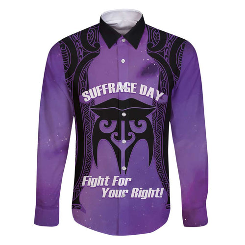 Personalised New Zealand Suffrage Day Family Matching Puletasi and Hawaiian Shirt Maori Tattoo Galaxy Vibe - Aussie Hoodie