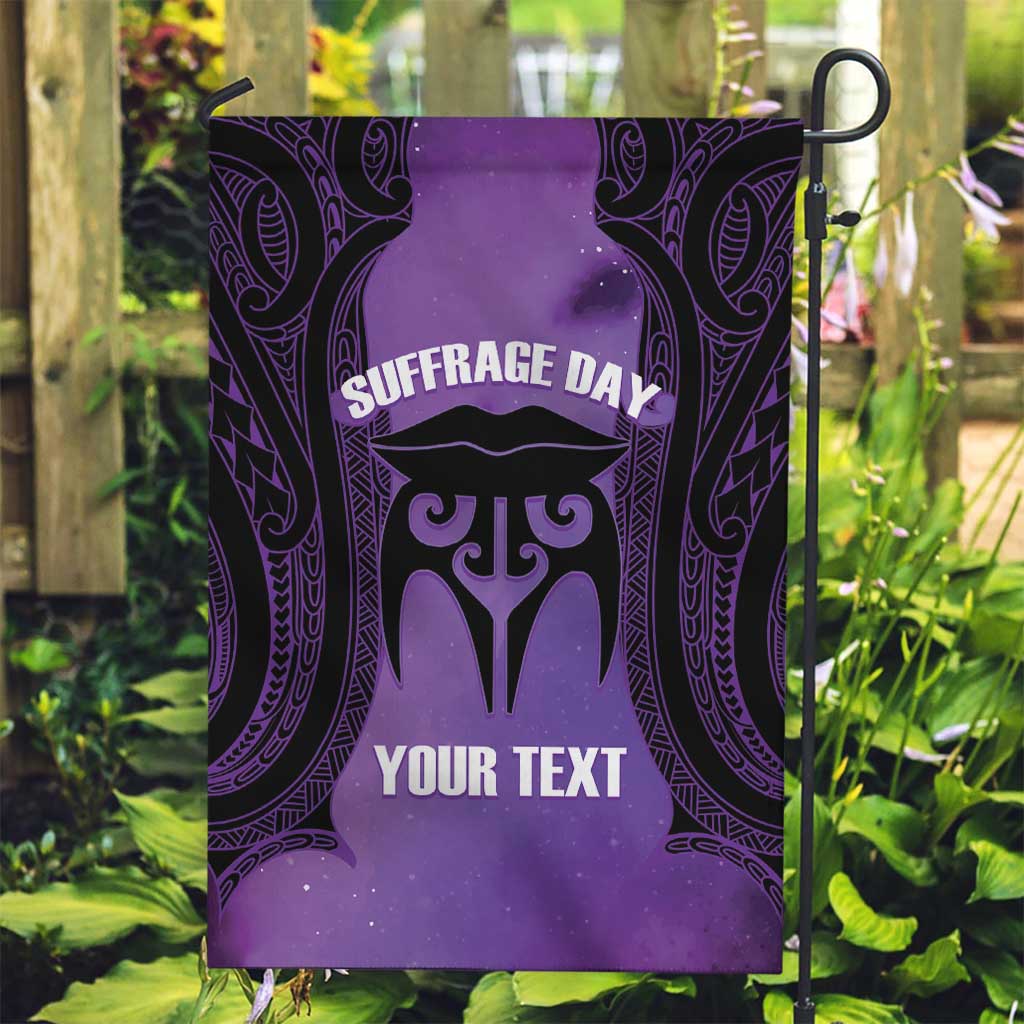 Personalised New Zealand Suffrage Day Garden Flag Maori Tattoo Galaxy Vibe - Aussie Hoodie