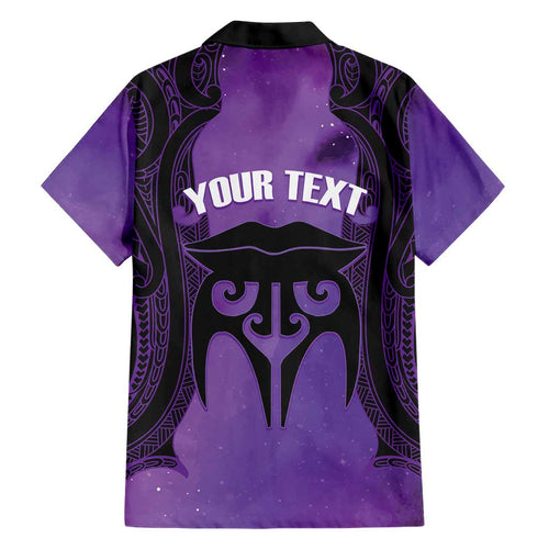 Personalised New Zealand Suffrage Day Hawaiian Shirt Maori Tattoo Galaxy Vibe - Aussie Hoodie