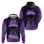 Personalised New Zealand Suffrage Day Hoodie Maori Tattoo Galaxy Vibe - Aussie Hoodie