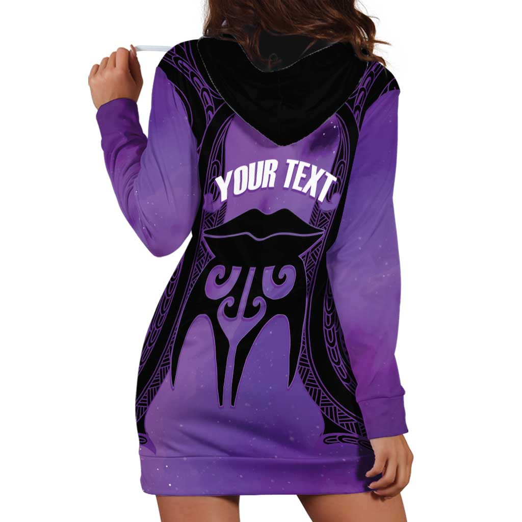 Personalised New Zealand Suffrage Day Hoodie Dress Maori Tattoo Galaxy Vibe - Aussie Hoodie