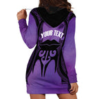 Personalised New Zealand Suffrage Day Hoodie Dress Maori Tattoo Galaxy Vibe - Aussie Hoodie