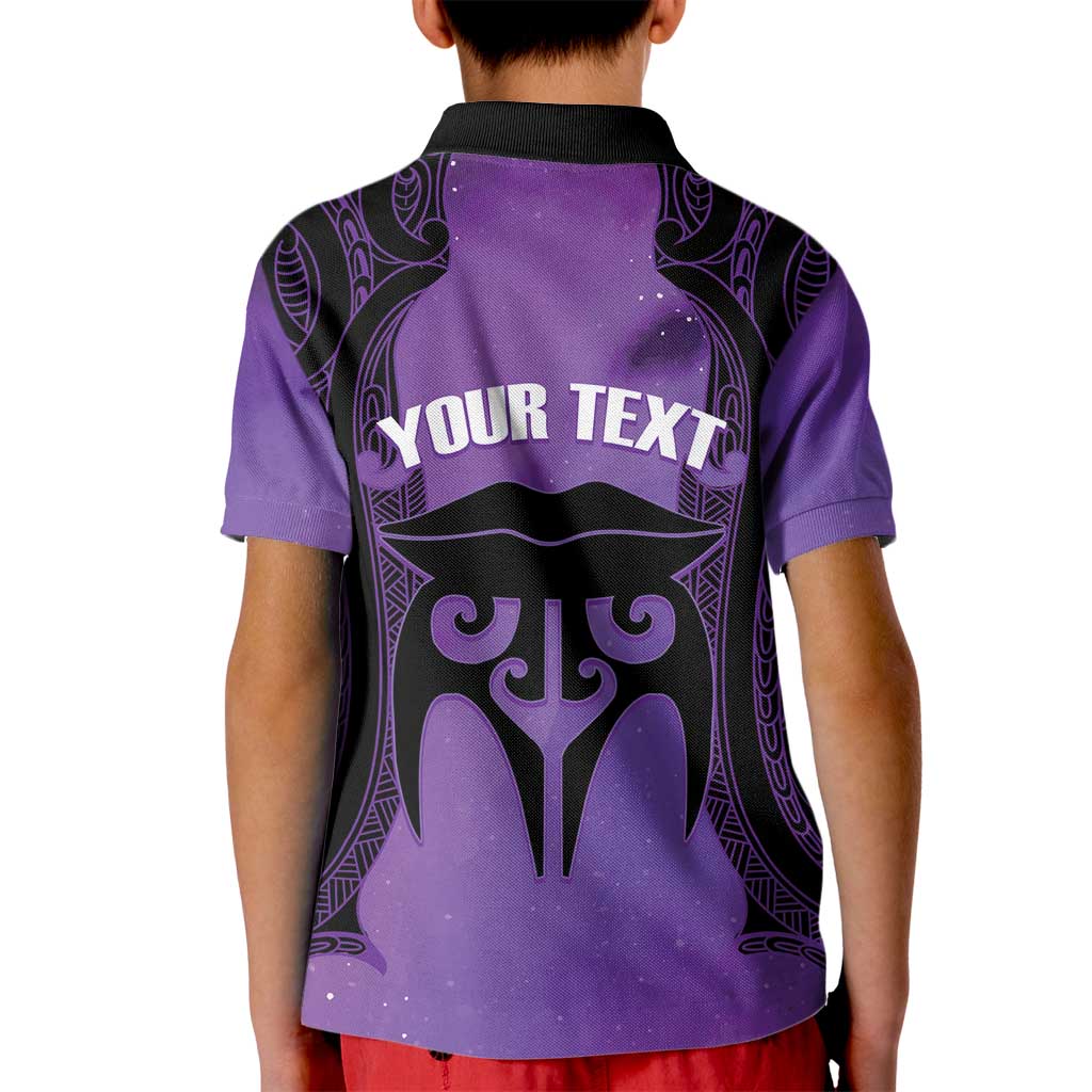 Personalised New Zealand Suffrage Day Kid Polo Shirt Maori Tattoo Galaxy Vibe - Aussie Hoodie