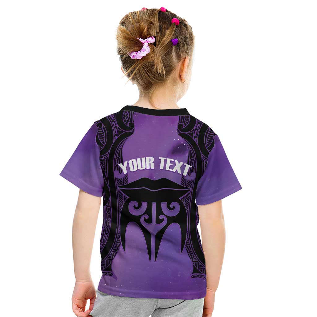 Personalised New Zealand Suffrage Day Kid T Shirt Maori Tattoo Galaxy Vibe - Aussie Hoodie