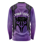 Personalised New Zealand Suffrage Day Long Sleeve Shirt Maori Tattoo Galaxy Vibe - Aussie Hoodie