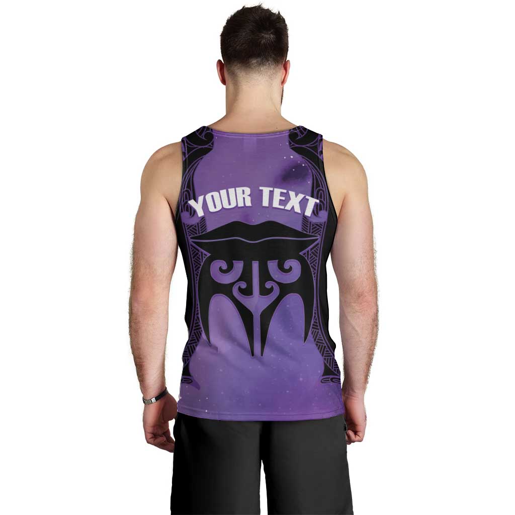 Personalised New Zealand Suffrage Day Men Tank Top Maori Tattoo Galaxy Vibe - Aussie Hoodie