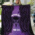 Personalised New Zealand Suffrage Day Quilt Maori Tattoo Galaxy Vibe - Aussie Hoodie