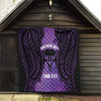 Personalised New Zealand Suffrage Day Quilt Maori Tattoo Galaxy Vibe - Aussie Hoodie