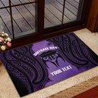 Personalised New Zealand Suffrage Day Rubber Doormat Maori Tattoo Galaxy Vibe - Aussie Hoodie