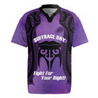 Personalised New Zealand Suffrage Day Rugby Jersey Maori Tattoo Galaxy Vibe - Aussie Hoodie
