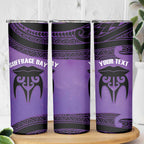 Personalised New Zealand Suffrage Day Skinny Tumbler Maori Tattoo Galaxy Vibe - Aussie Hoodie