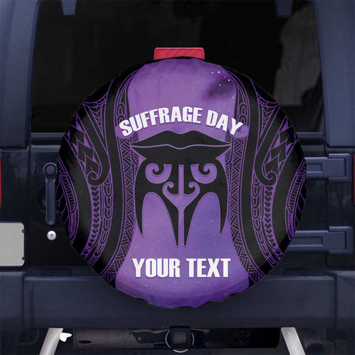 Personalised New Zealand Suffrage Day Spare Tire Cover Maori Tattoo Galaxy Vibe - Aussie Hoodie