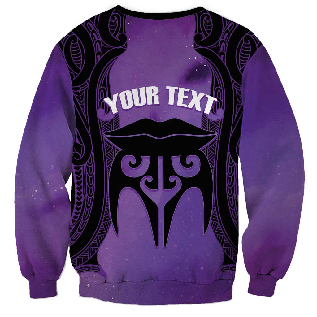 Personalised New Zealand Suffrage Day Sweatshirt Maori Tattoo Galaxy Vibe - Aussie Hoodie