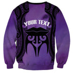 Personalised New Zealand Suffrage Day Sweatshirt Maori Tattoo Galaxy Vibe - Aussie Hoodie