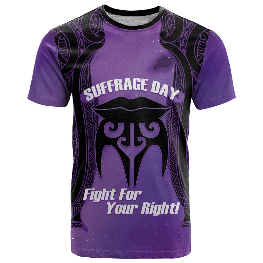 Personalised New Zealand Suffrage Day T Shirt Maori Tattoo Galaxy Vibe - Aussie Hoodie