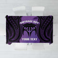 Personalised New Zealand Suffrage Day Tablecloth Maori Tattoo Galaxy Vibe - Aussie Hoodie