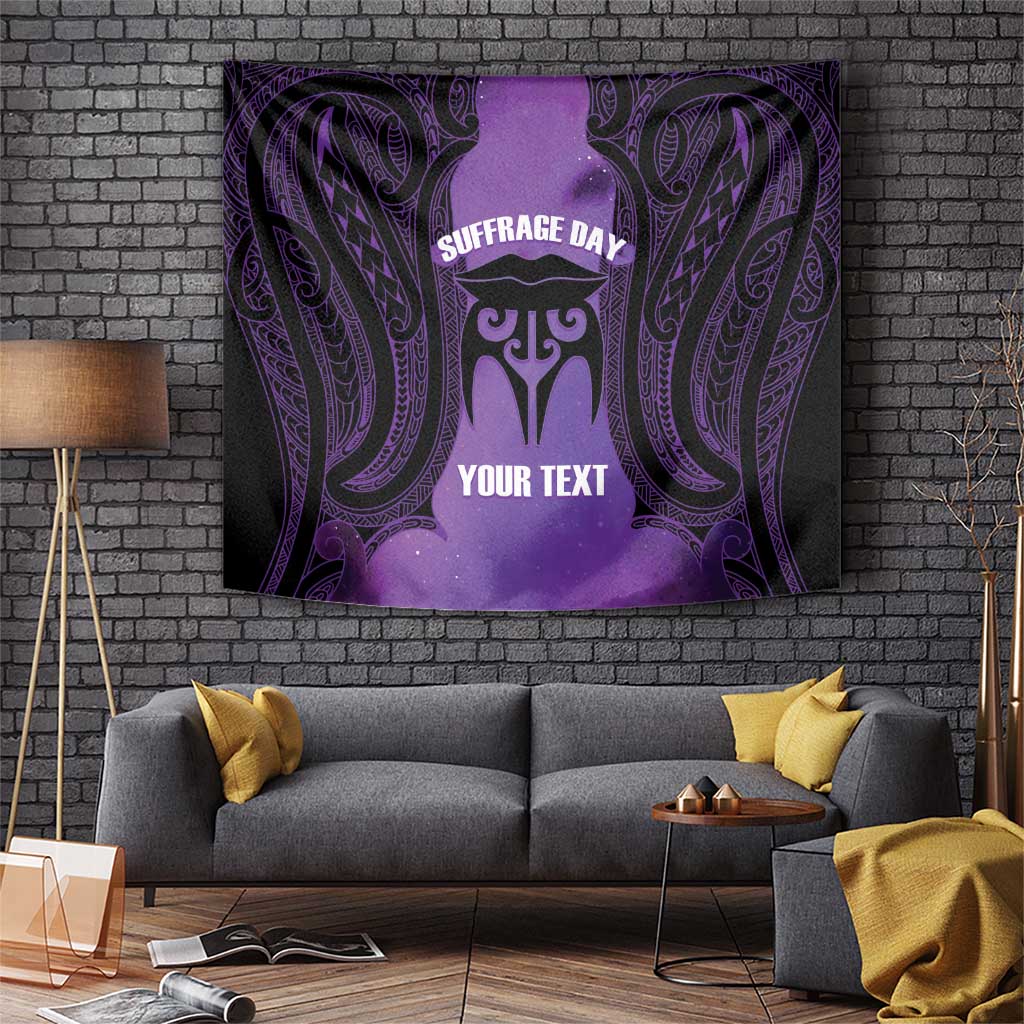 Personalised New Zealand Suffrage Day Tapestry Maori Tattoo Galaxy Vibe - Aussie Hoodie