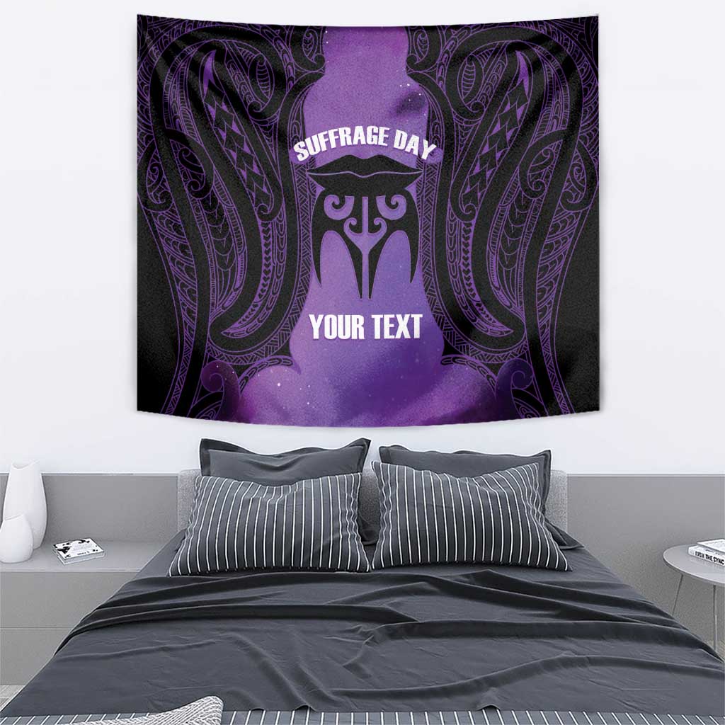 Personalised New Zealand Suffrage Day Tapestry Maori Tattoo Galaxy Vibe - Aussie Hoodie