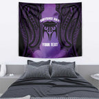Personalised New Zealand Suffrage Day Tapestry Maori Tattoo Galaxy Vibe - Aussie Hoodie