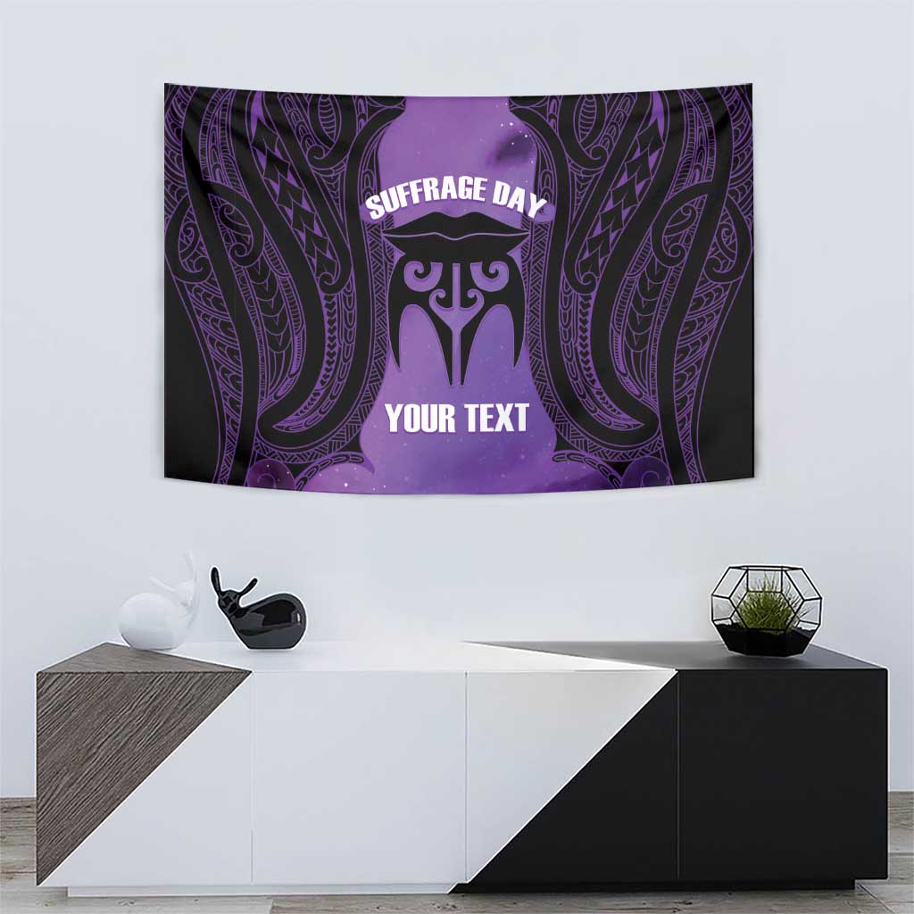 Personalised New Zealand Suffrage Day Tapestry Maori Tattoo Galaxy Vibe - Aussie Hoodie