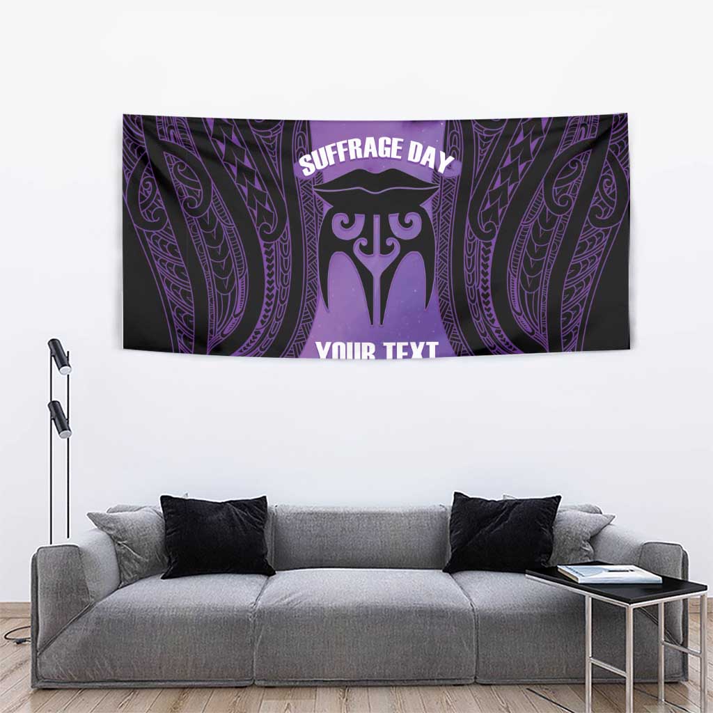 Personalised New Zealand Suffrage Day Tapestry Maori Tattoo Galaxy Vibe - Aussie Hoodie