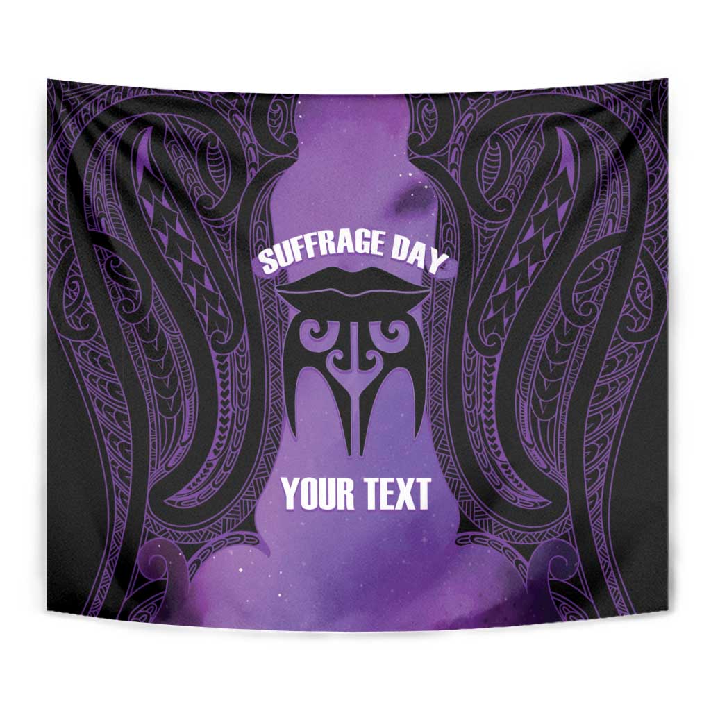 Personalised New Zealand Suffrage Day Tapestry Maori Tattoo Galaxy Vibe - Aussie Hoodie
